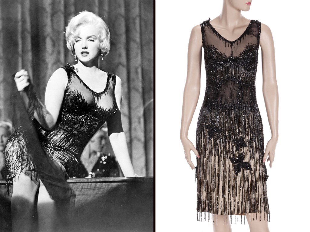 Vestido usado por Marilyn Monroe no filme 'Quanto Mais Quente Melhor', será leiloado