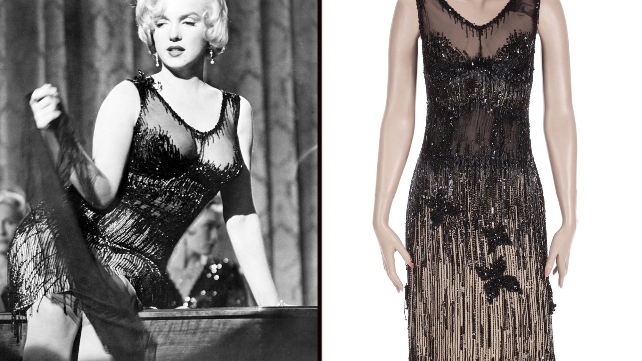 Vestido usado por Marilyn Monroe no filme 'Quanto Mais Quente Melhor', será leiloado