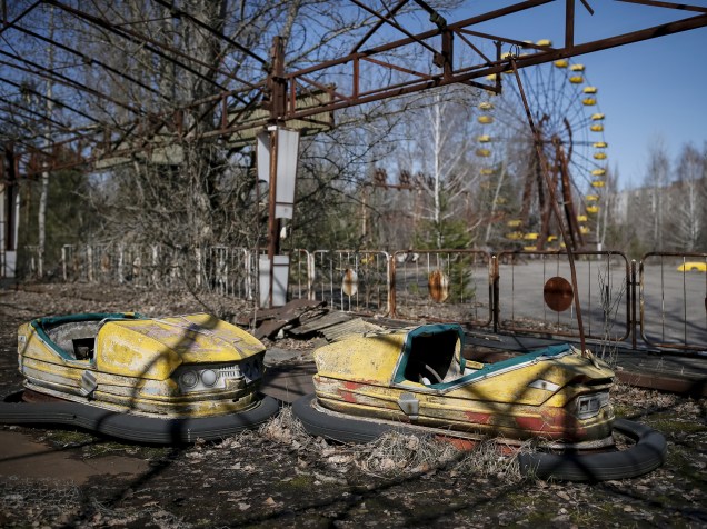 A cidade fantasma de Pripyat, na Ucrânia, é a que fica mais próxima da Usina de Chernobyl, aonde ocorreu o maior desastre nuclear da história, em 26 de abril de 1986. Os índices de radioatividade permanecem elevados na região, 30 anos após o acidente - 28/03/2016
