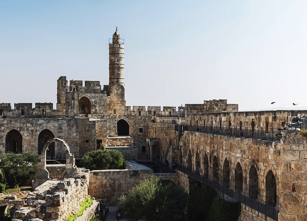 Torre de David, em Jerusalém, em Israel