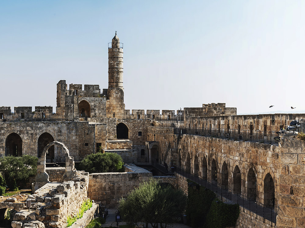 Torre de David, em Jerusalém, capital de Israel