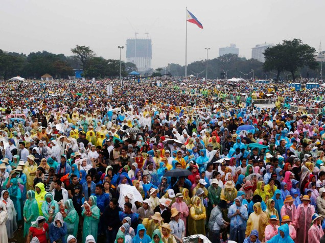 Multidão confere visita de Papa Francisco à cidade de Manila, capital das Filipinas - 18/01/2015
