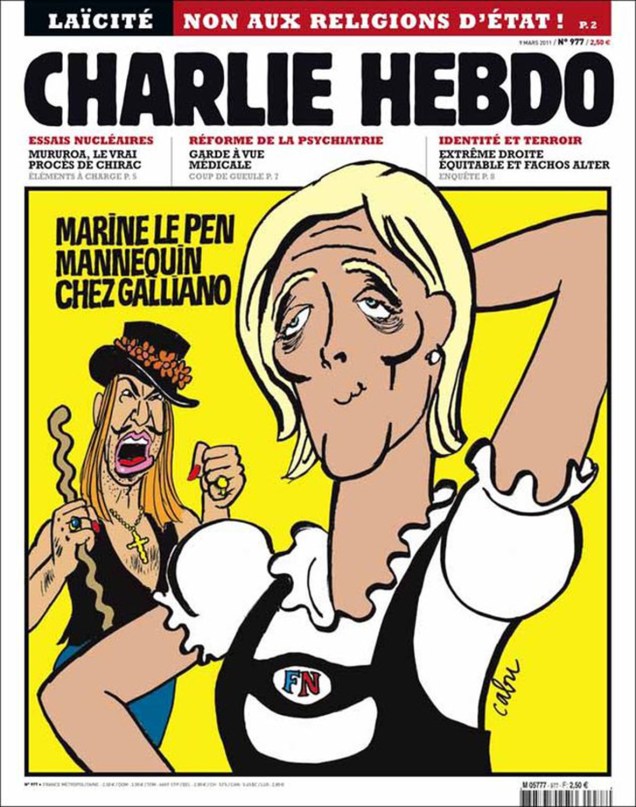 As charges mais provocativas da revista "Charlie Hebdo"