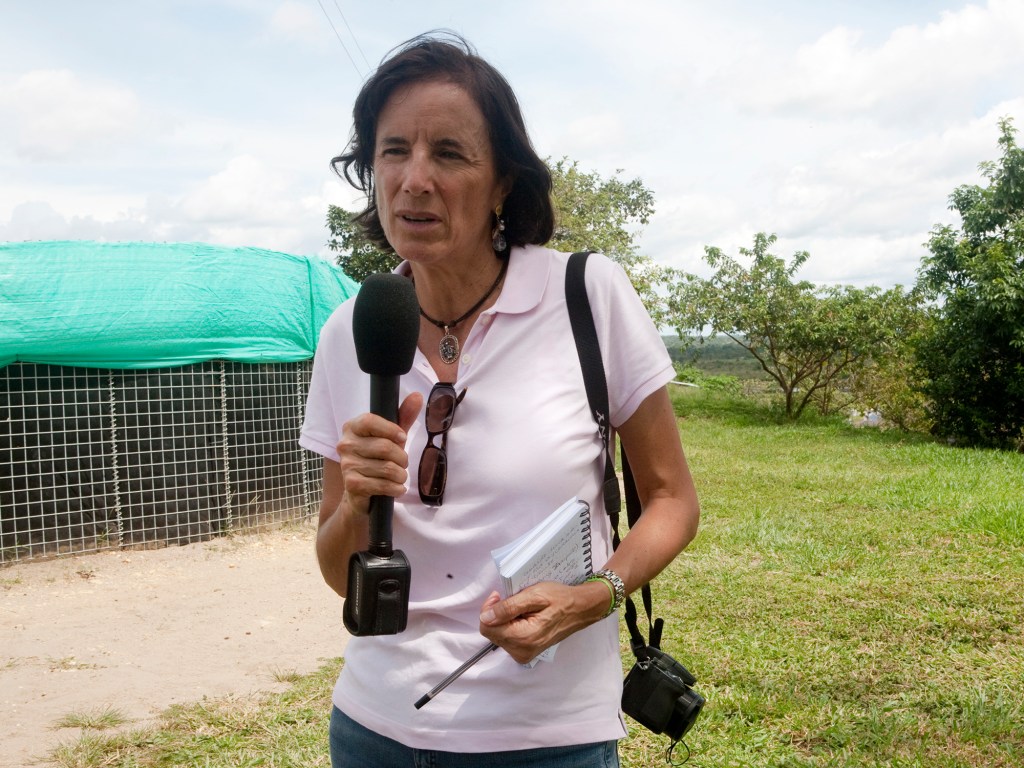 A jornalista Salud Hernandez, que desapareceu em El Tarra, na Colômbia