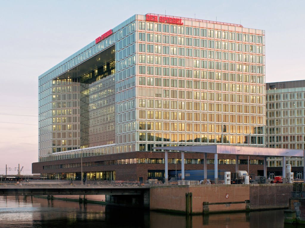Sede do jornal Der Spiegel em Hamburgo, na Alemanha