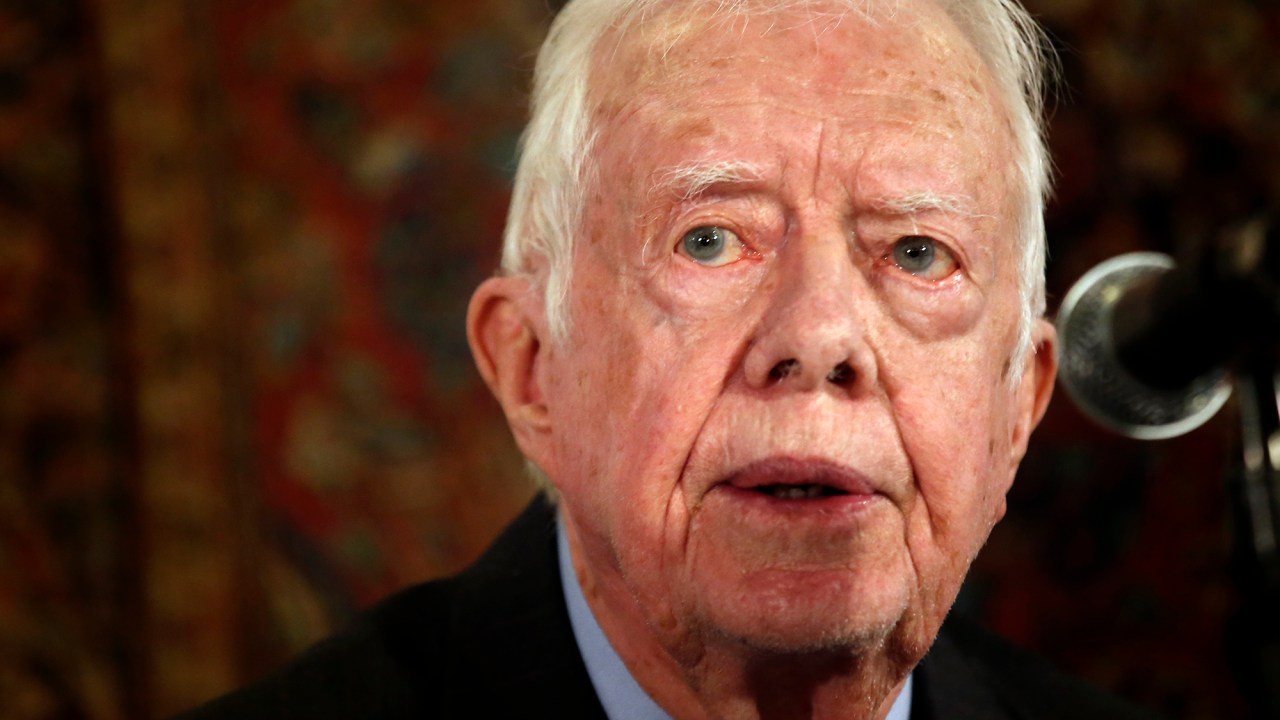 O ex-presidente dos Estados Unidos, Jimmy Carter