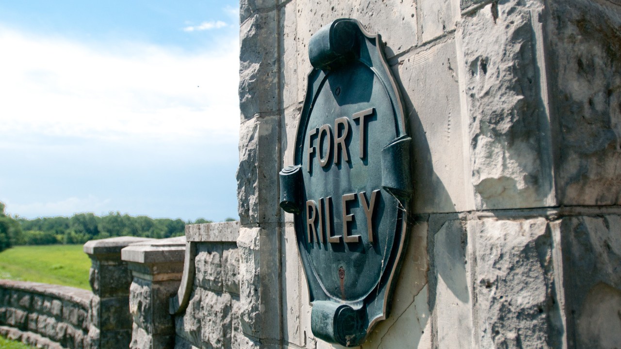 Base militar de Fort Riley no Kansas, EUA