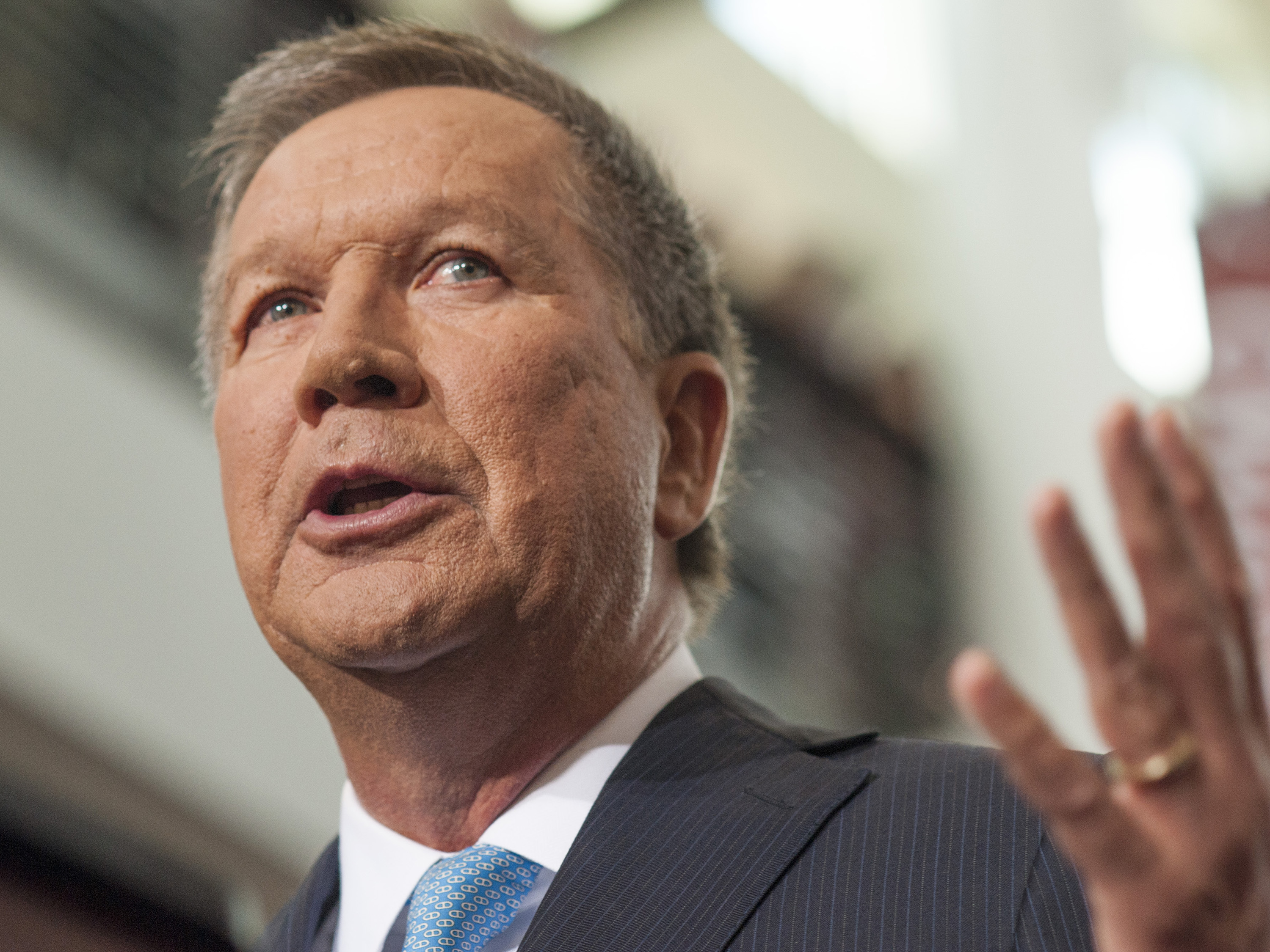 O republicano John Kasich, governador do estado de Ohio