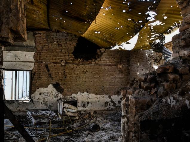 Hospital de Kunduz após bombardeio