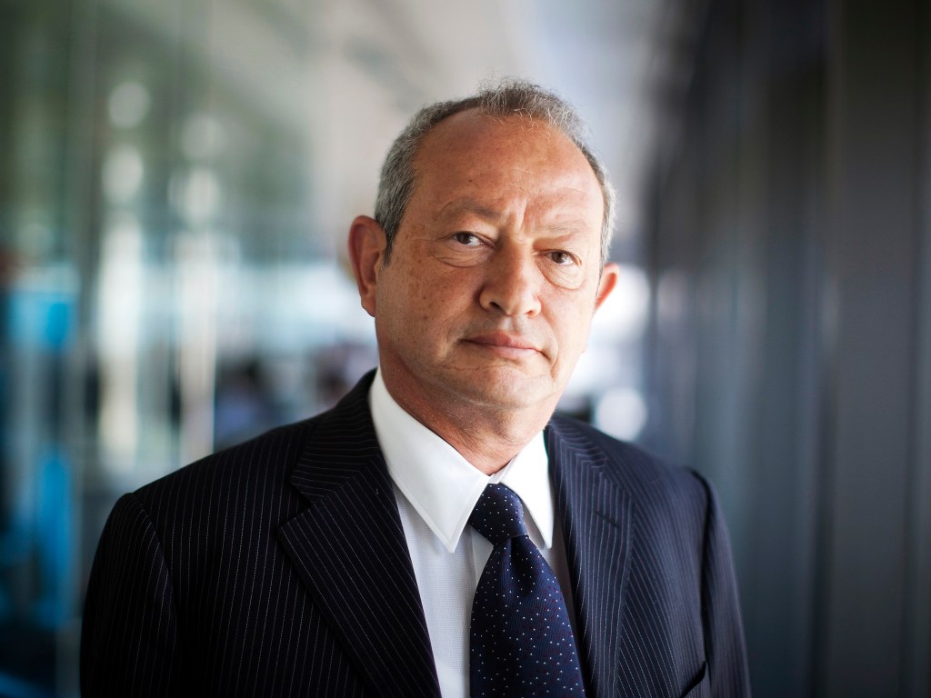 O bilionário egípcio Naguib Sawiris