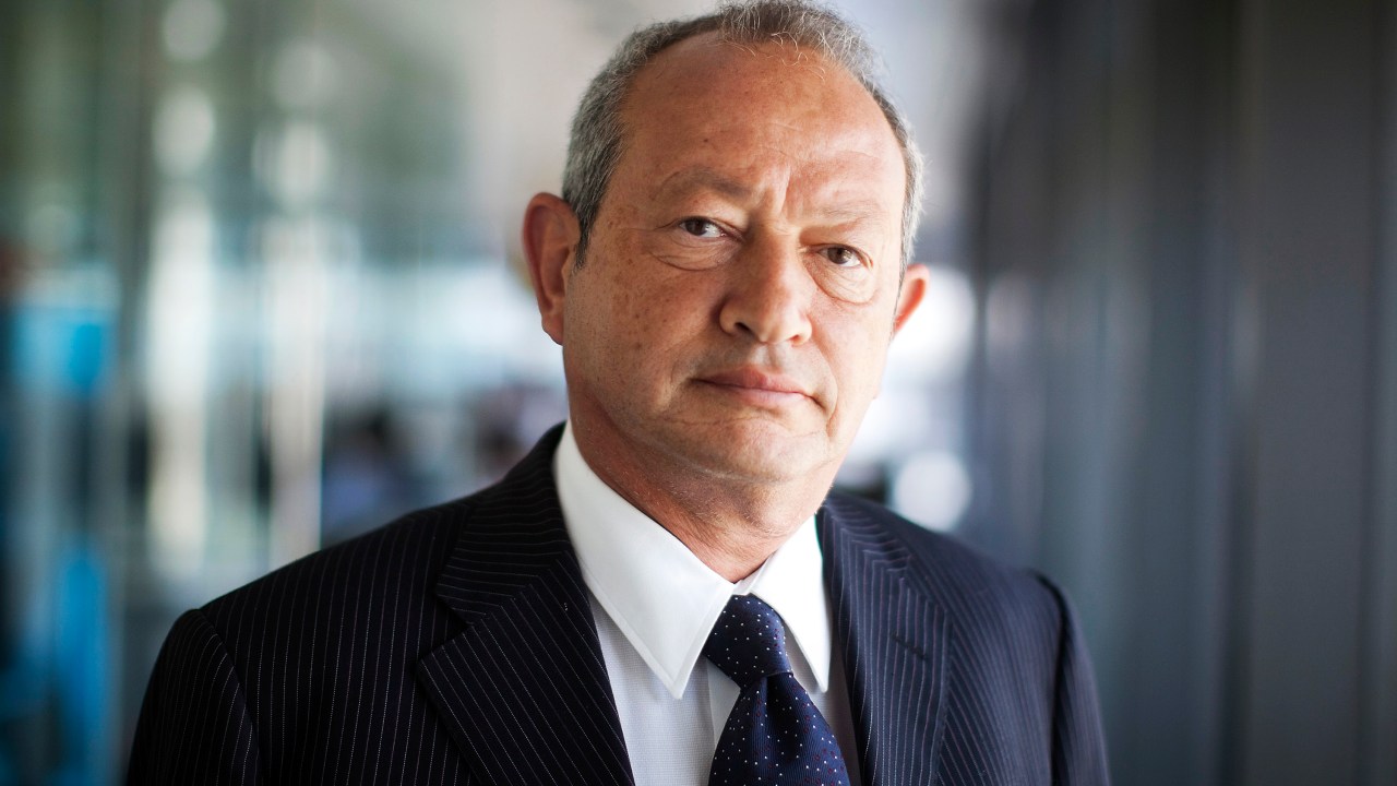 O bilionário egípcio Naguib Sawiris
