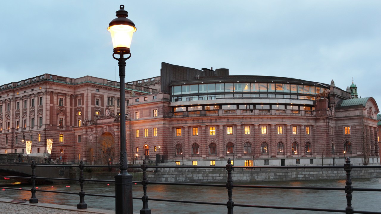 Riksdag, sede do Parlamento sueco em Estocolmo
