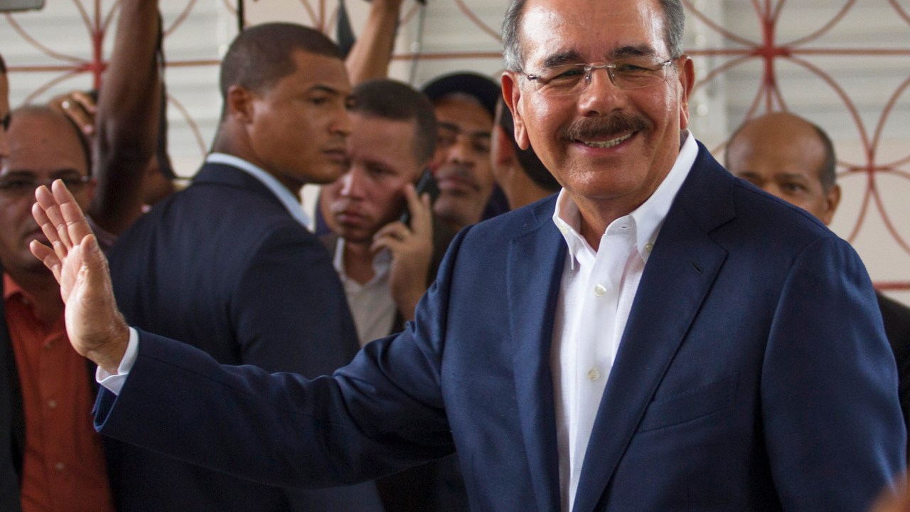 O presidente da República Dominicana, Danilo Medina - 15/05/2016