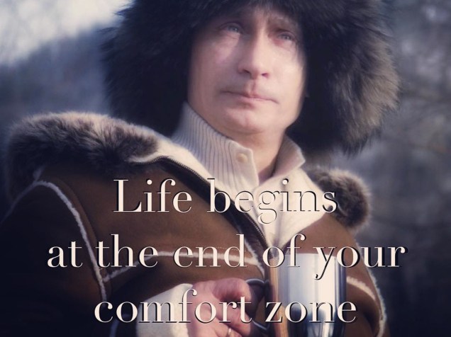 A vida começa onde acaba sua zona de conforto.