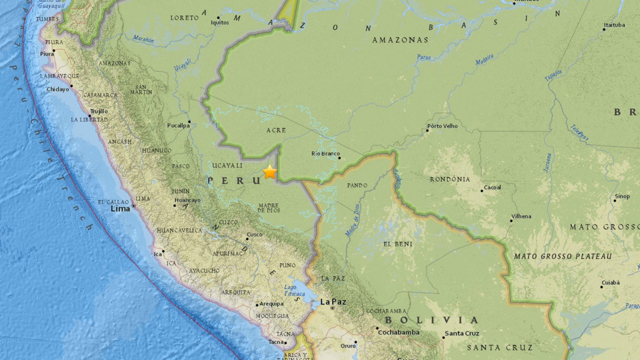 Terremoto de magnitude 7,5 atinge o Perú