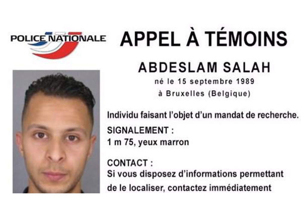 Imagem divulgada pelo Serviço de Informação e Comunicação da Polícia Francesa (SICOP) mostra uma foto de Abdeslan Salah, suspeito de estar envolvido nos ataques que ocorreram em Paris na última sexta-feira - 15/11/2015