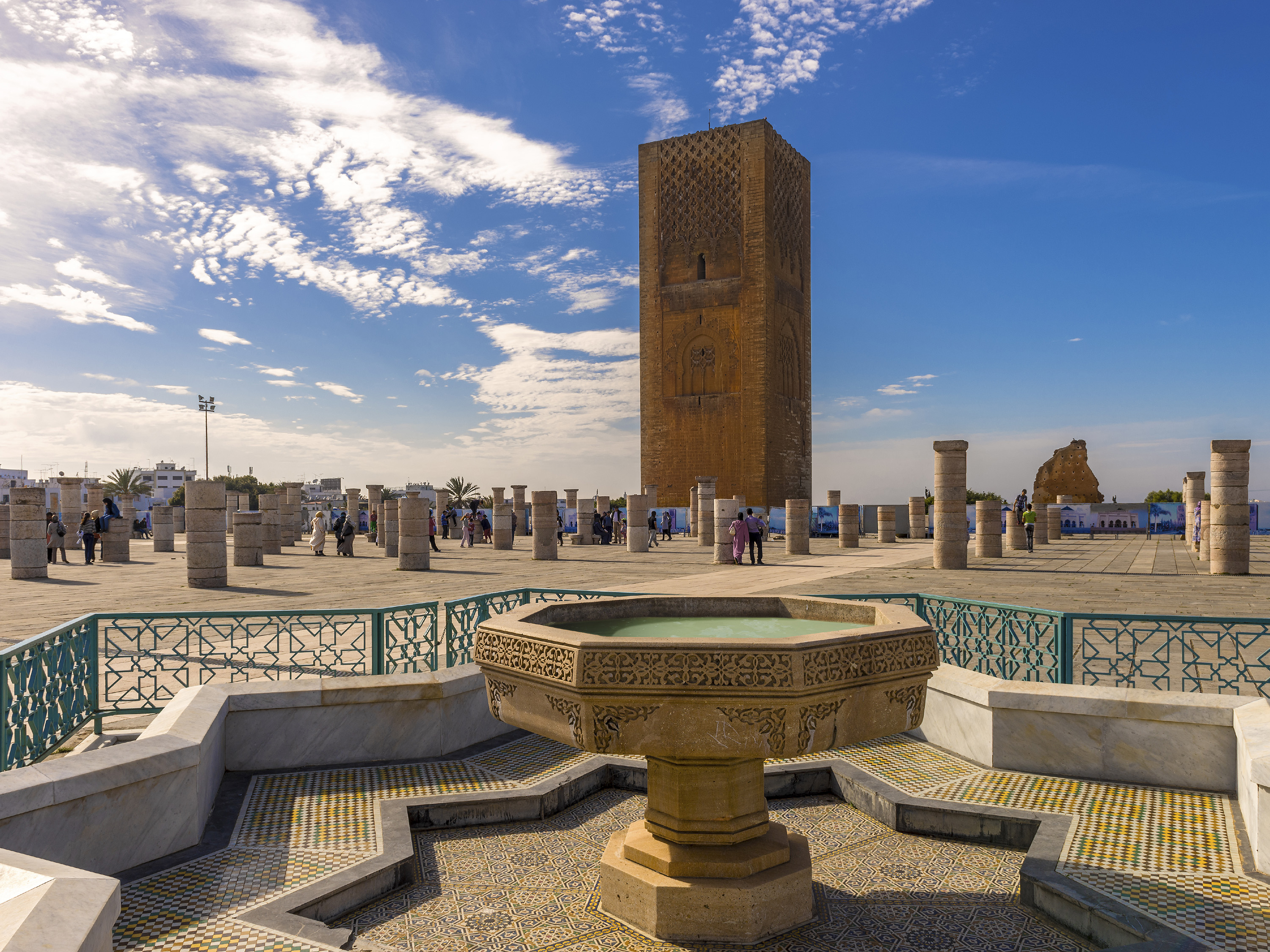 Torre Hassan em Rabat, no Marrocos