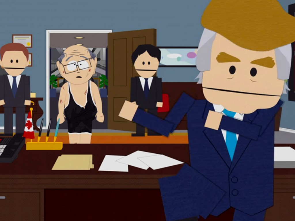 O republicano Donald Trump em episódio de South Park