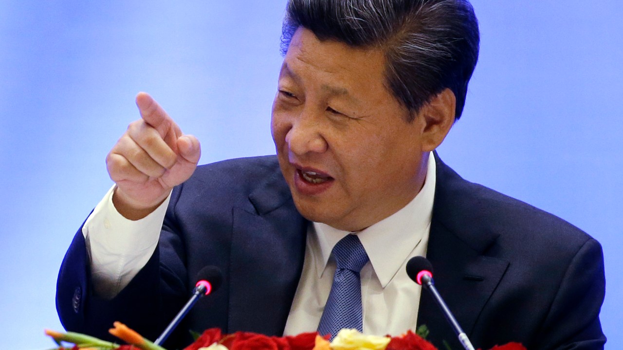 O presidente chinês, Xi Jinping, durante evento para empresários chineses e americanos, em Seattle (EUA) - 23/09/2015