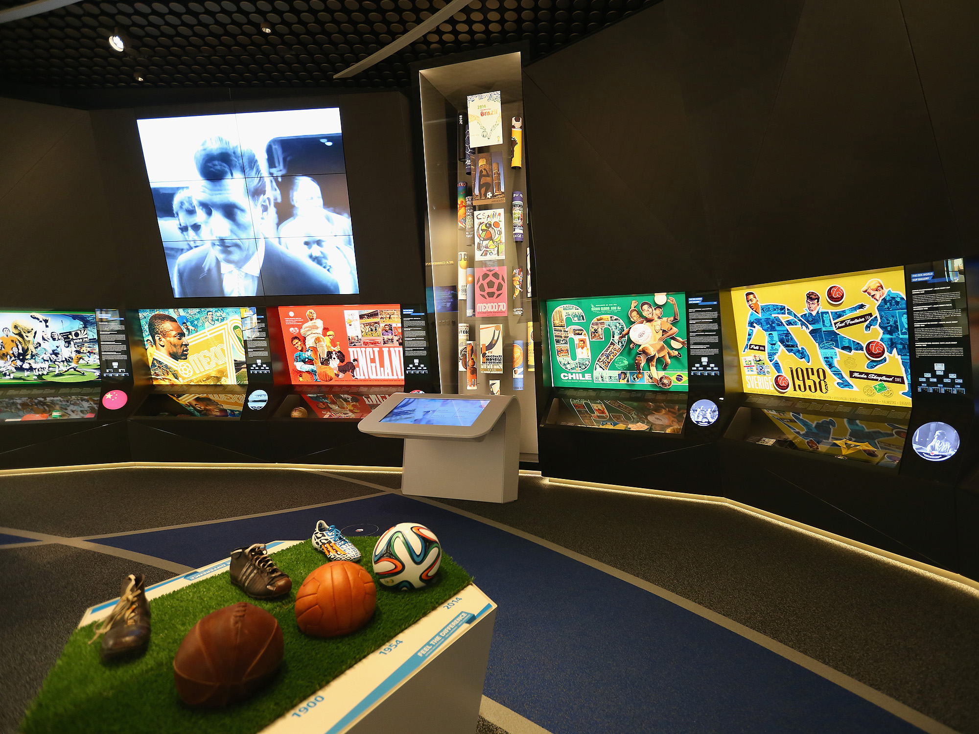 O Museu do Futebol Mundial da Fifa, no centro de Zurique