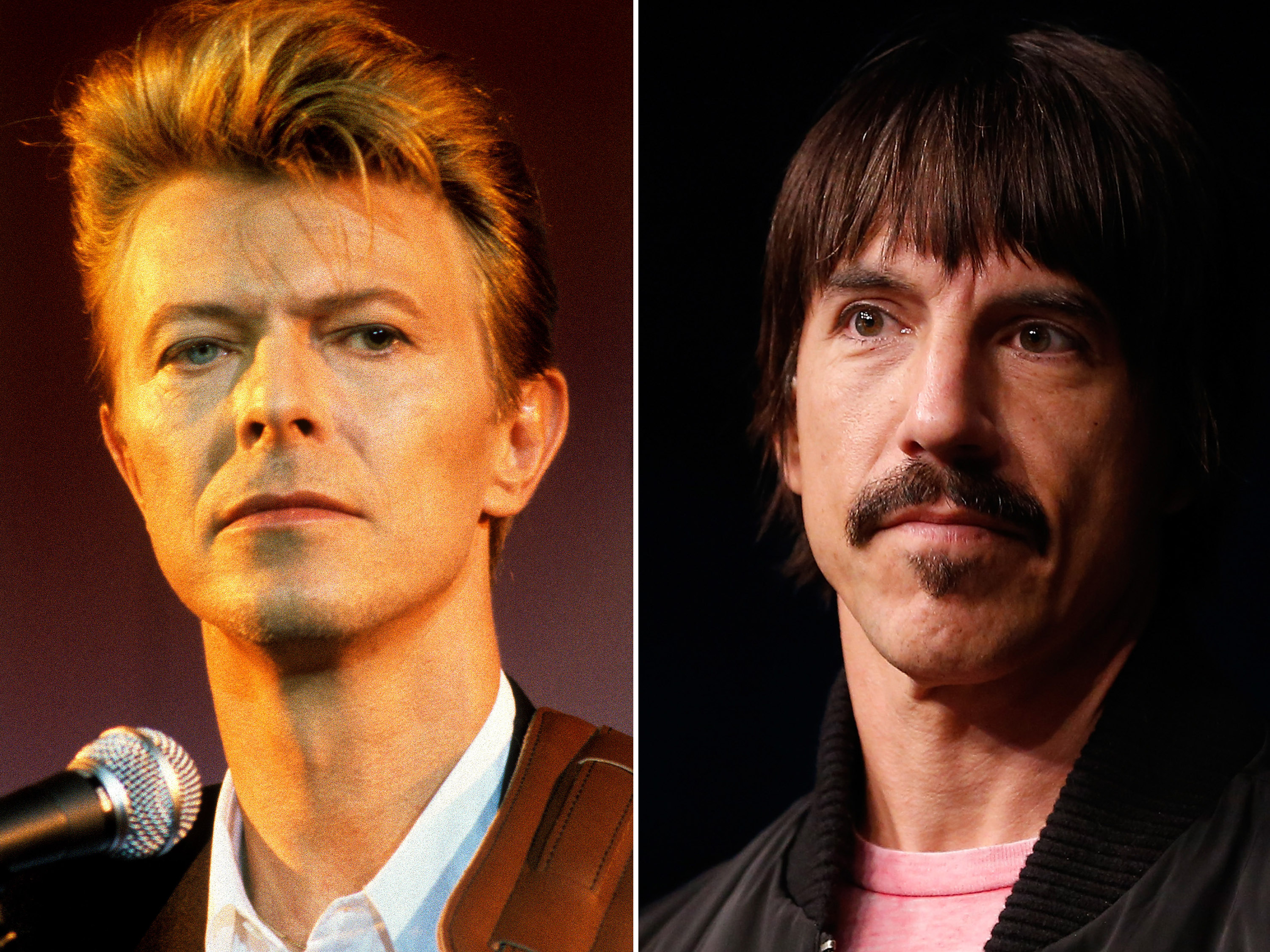 David Bowie e Anthony Kiedis