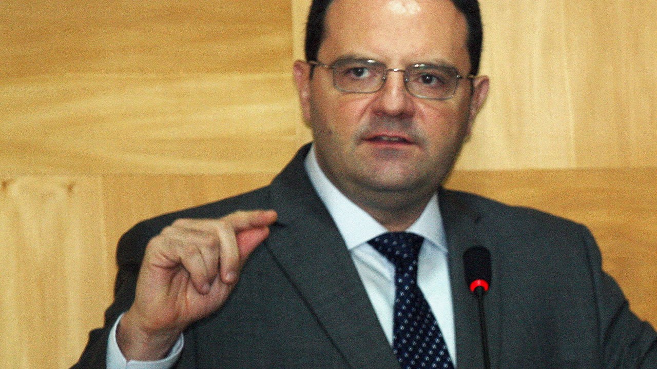 O ministro do Planejamento, Nelson Barbosa, participa do seminário de política econômica: “O desafio do ajuste fiscal brasileiro”, na FGV, em São Paulo, nesta segunda-feira (01)