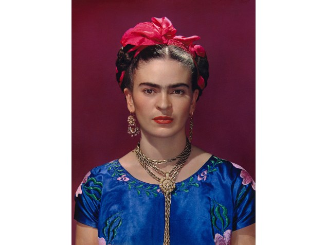 Nikolas Muray, Frida Kahlo en vestido azul - 1939