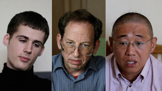 Matthew Miller, Jeffrey Fowle e Kenneth Bae são os americanos presos na Coreia do Norte