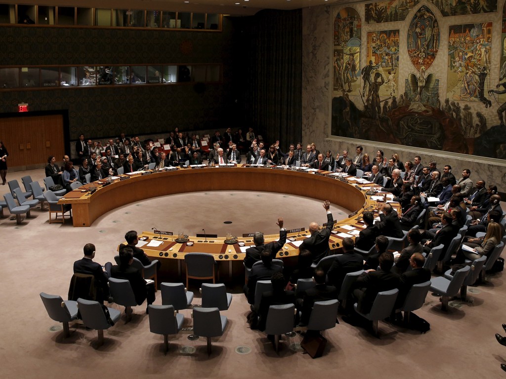 Reunião do Conselho de Segurança da ONU, em Nova York