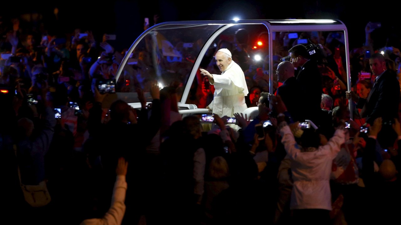 Papa Francisco chega ao 'Festival das Famílias", na Filadélfia