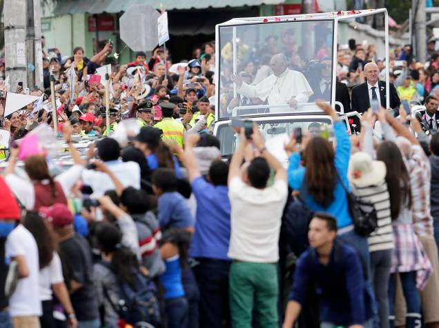 Papa Francisco passeia por Quito, no Equador - 05/07/2015