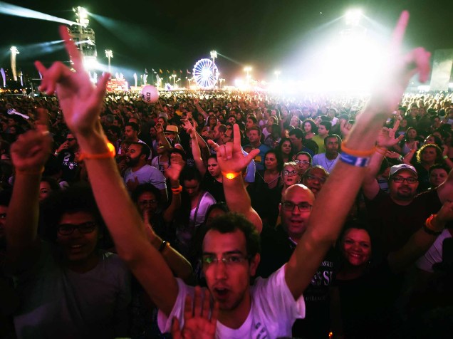  Público durante o show dos Paralamas do Sucesso no Palco Mundo no terceiro dia de Rock in Rio 2015