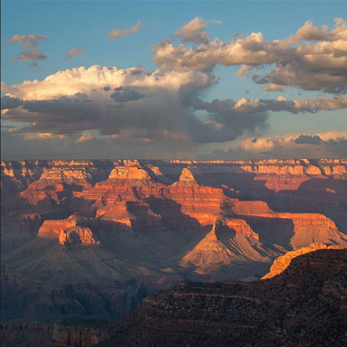 A página oficial do Parque Nacional do Grand Canyon no Instagram (@grandcanyonnps) impressiona os turistas que desejam visitar o local