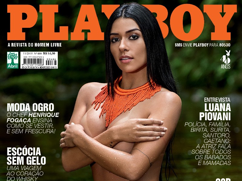 Capa da edição de novembro da 'Playboy' brasileira: revista prometeu seguir com nus