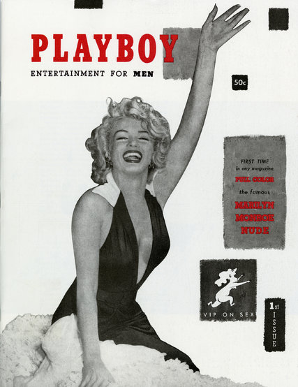 Capa da primeira edição da 'Playboy', de 1953