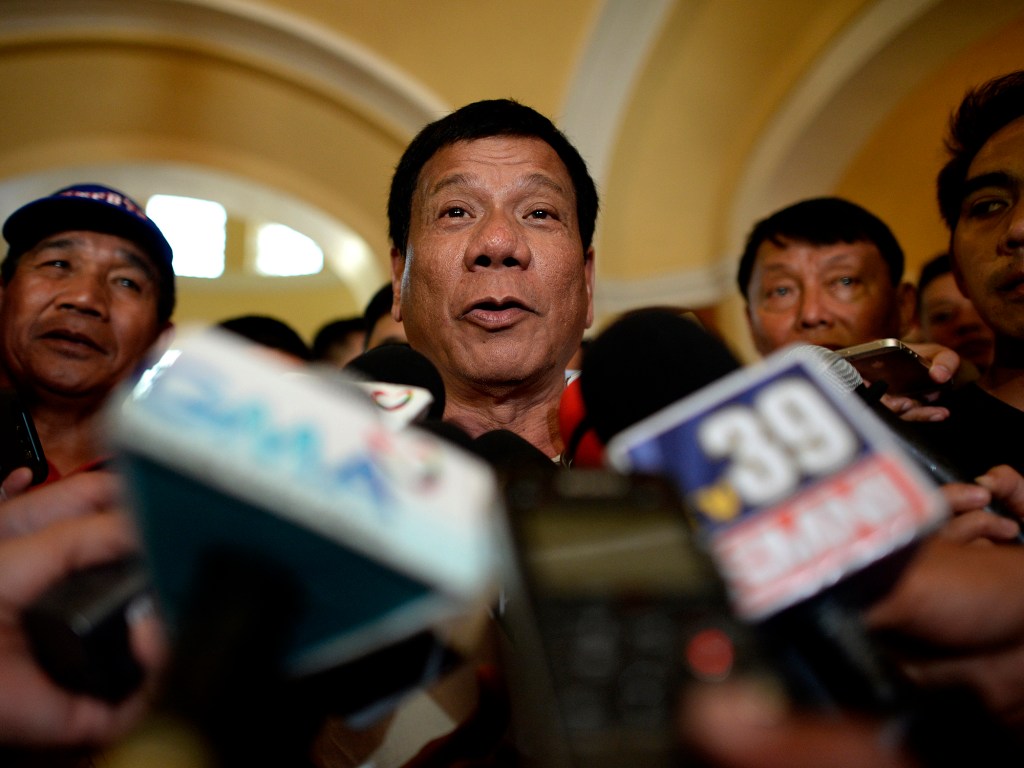 Rodrigo Duterte, candidato à presidência das Filipinas