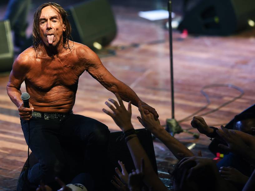 Iggy Pop comanda o primeiro dia do festival Popload em São Paulo, nesta sexta-feira (16)