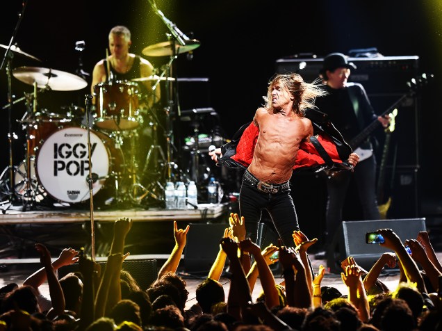 Iggy Pop comanda o primeiro dia do festival Popload em São Paulo, nesta sexta-feira (16)