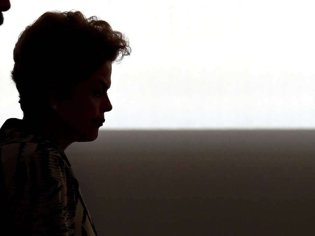 A presidente Dilma Rousseff participa de solenidade no Palácio do Planalto, em Brasília (DF)