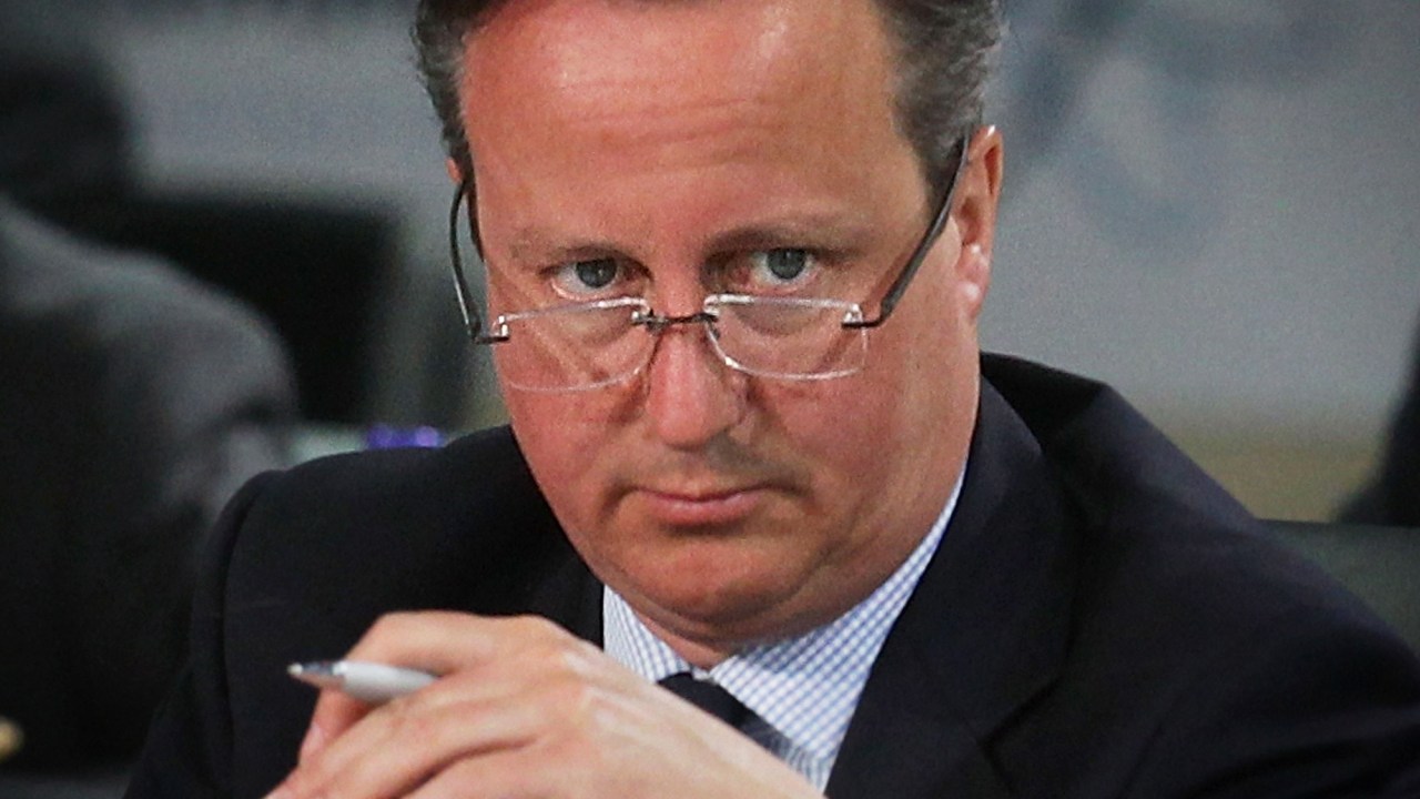 Primeiro-ministro da Grã-Bretanha, David Cameron - 01/04/2016