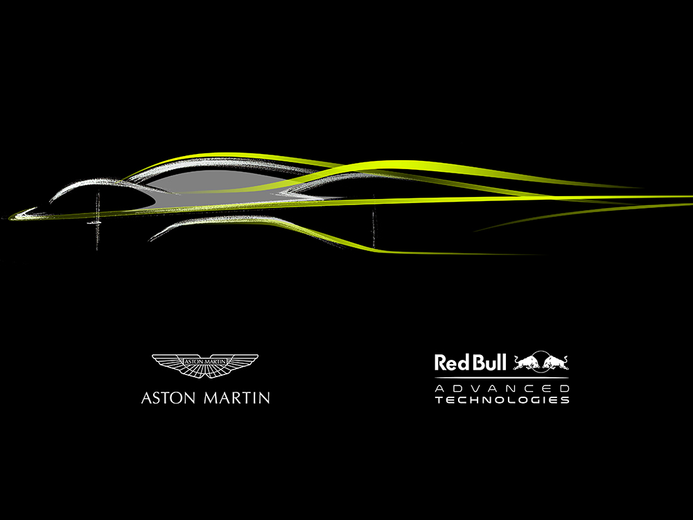 A primeira imagem do que será o superesportivo Red Bull-Aston Martin