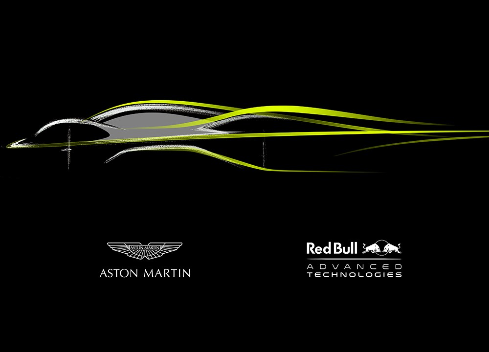 A primeira imagem do que será o superesportivo Red Bull-Aston Martin