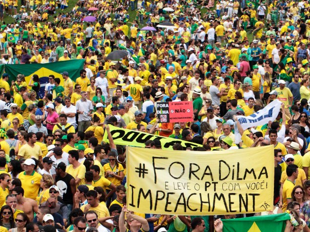 Protesto contra o governo Dilma (PT) em Brasília (DF)