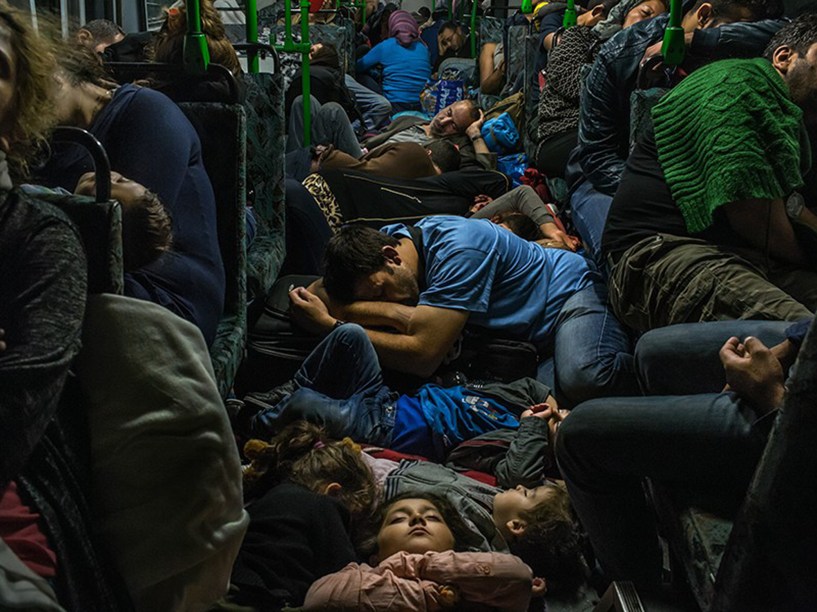 Foto do brasileiro Maurício lima venceu o prêmio Pulitzer na categoria Breaking News, retratando a crise dos refugiados na Europa - 18/09/2015