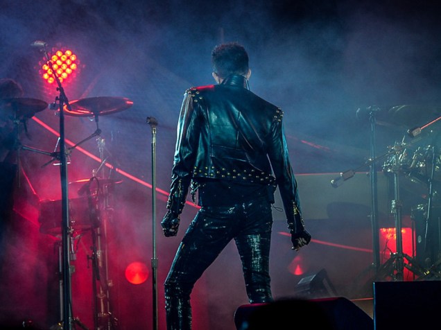 Show do Queen apresentando Adam Lambert como vocalista, no Ginásio do Ibirapuera, em São Paulo. A apresentação é parte da turnê "Dont stop them now"