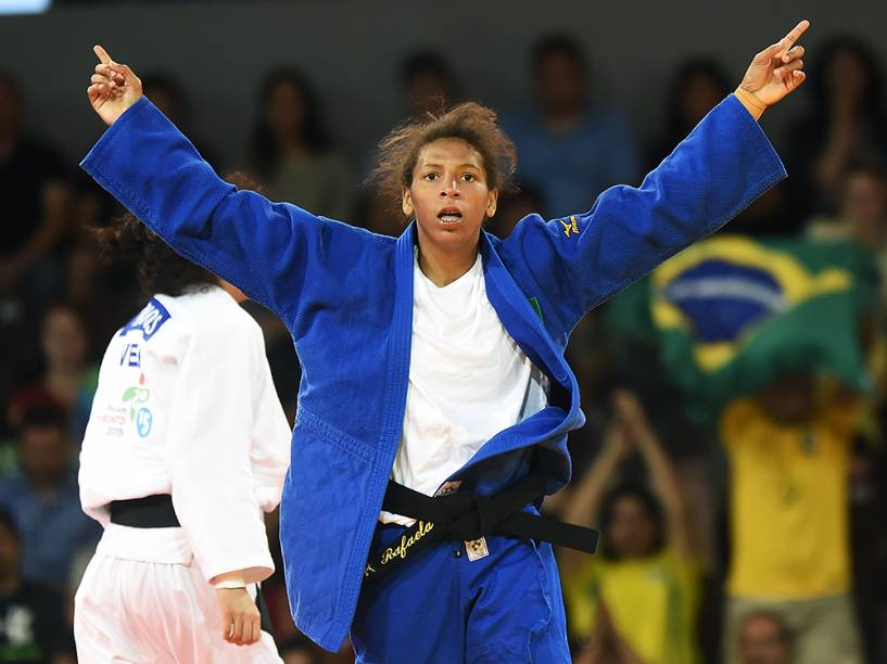 Rafaela Silva fatura medalha de bronze no Pan de Toronto, neste domingo (12)