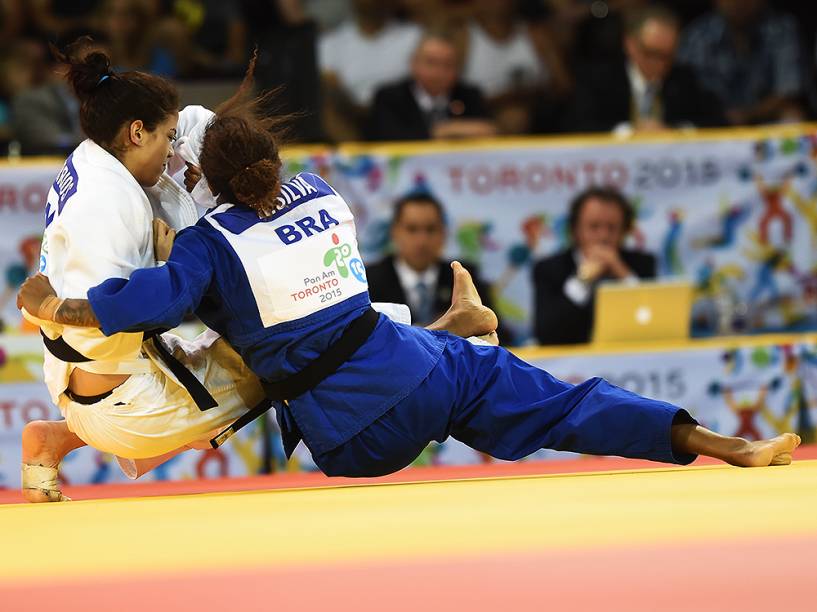 Rafaela Silva fatura medalha de bronze no Pan de Toronto, neste domingo (12)