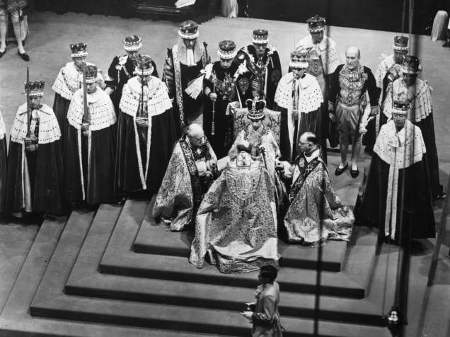 Coroação da rainha Elizabeth II foi em 2 de junho de 1953 na Abadia de Westminster