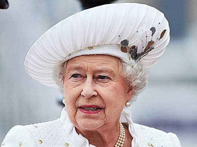 Rainha Elizabeth II durante seu jubileu de diamante, em Londres