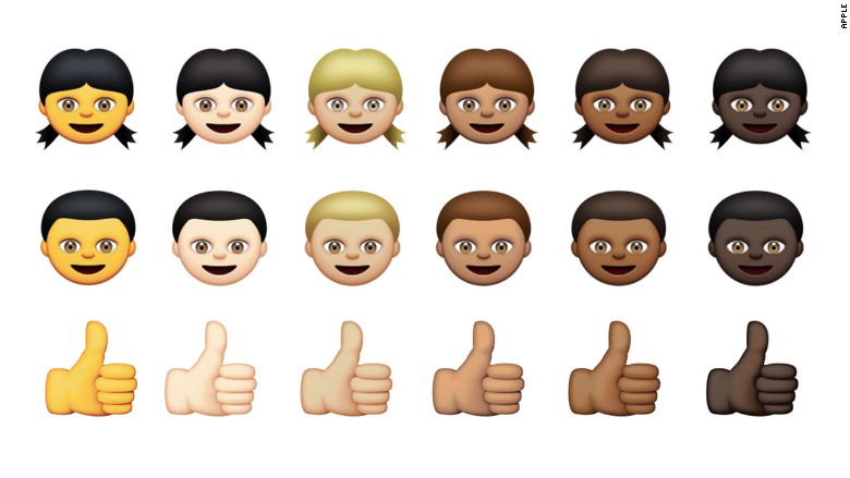 Apple deve lançar os "emojis da diversidade" na próxima atualização do seu sistema operacional para iPhones e iPads